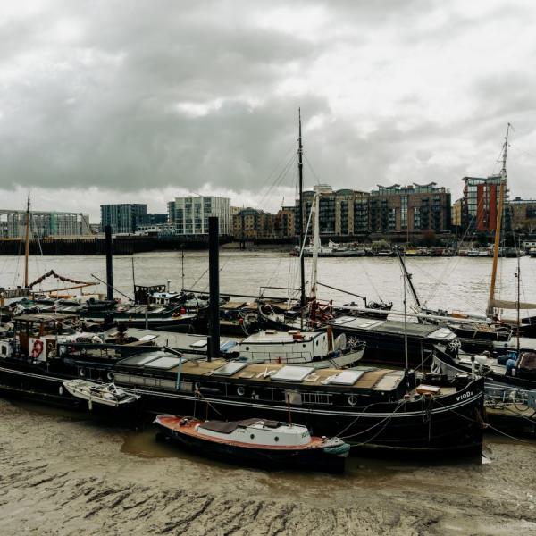 London low tide
